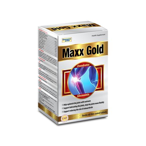 Maxx Gold (Chondroitin, Glucosamin) HD Pharma (H/60v) (Vàng)