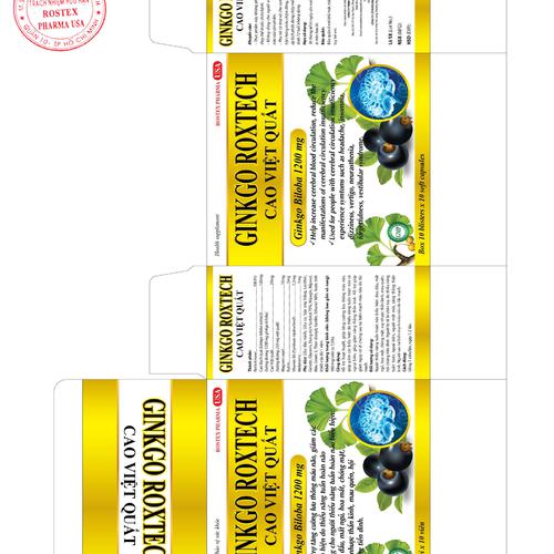 Ginkgo Natto Cao Việt Quốc Rostex (H/100v) (Vàng)