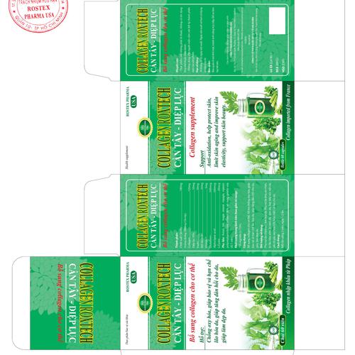 Collagen Roxtech Cần Tây-Diệp Lục Rostex (C/60v)