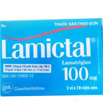 Lamictal 100mg (Lamotrigine) GSK (H/30v)