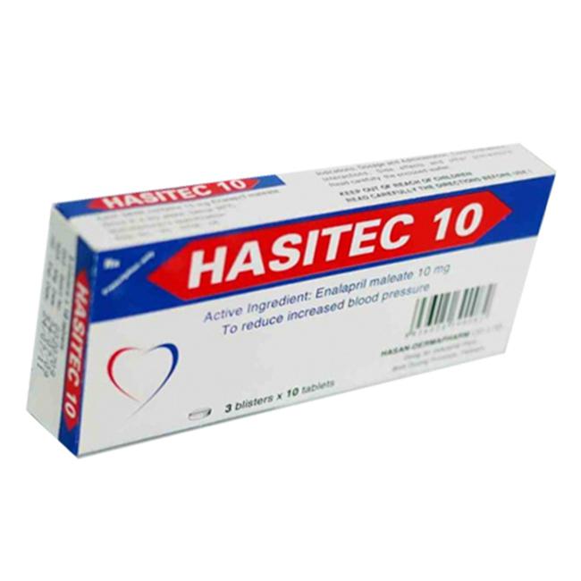 Hasitec 10mg (Enalapril) Hasan (H/30v)