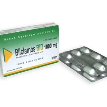 Bilclamos Bid 1000mg (Amoxicillin, Acid Clavulanic) Bilim Ilac (H/14v)
