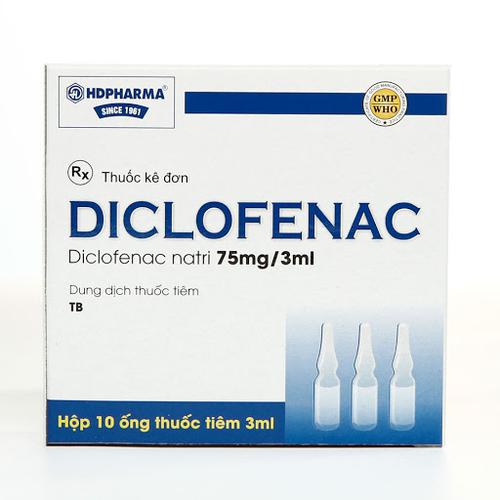 Diclofenac 75mg/3ml HD Pharma (H/10 ống)