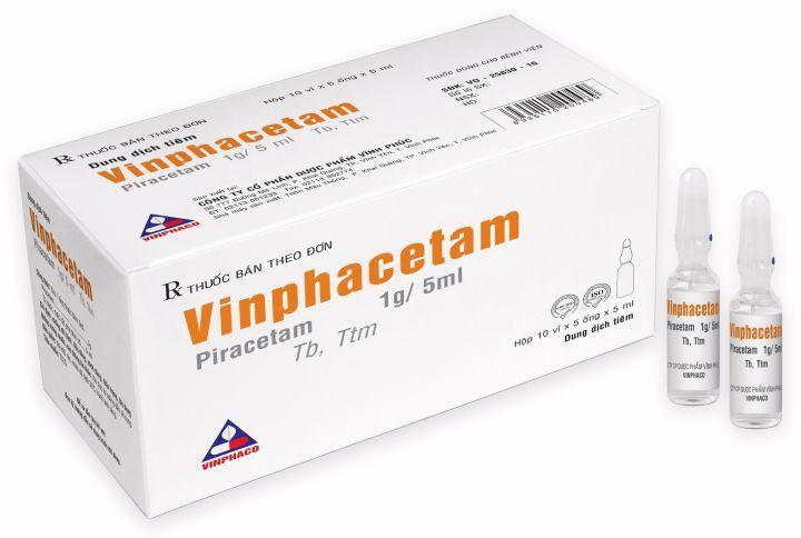 Vinphacetam (Piracetam) 1g/5ml Vinphaco (H/50o/5ml)