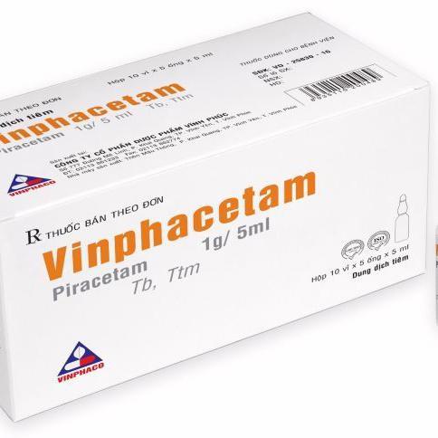 Vinphacetam (Piracetam) 1g/5ml Vinphaco (H/50o/5ml)