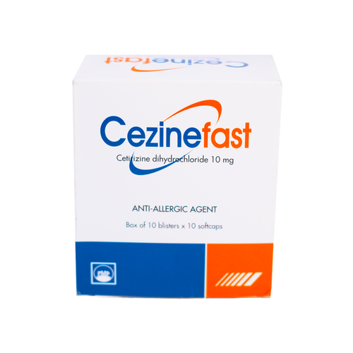 Cezinefast (Cetirizin) 10mg Pymepharco (H/100v)
