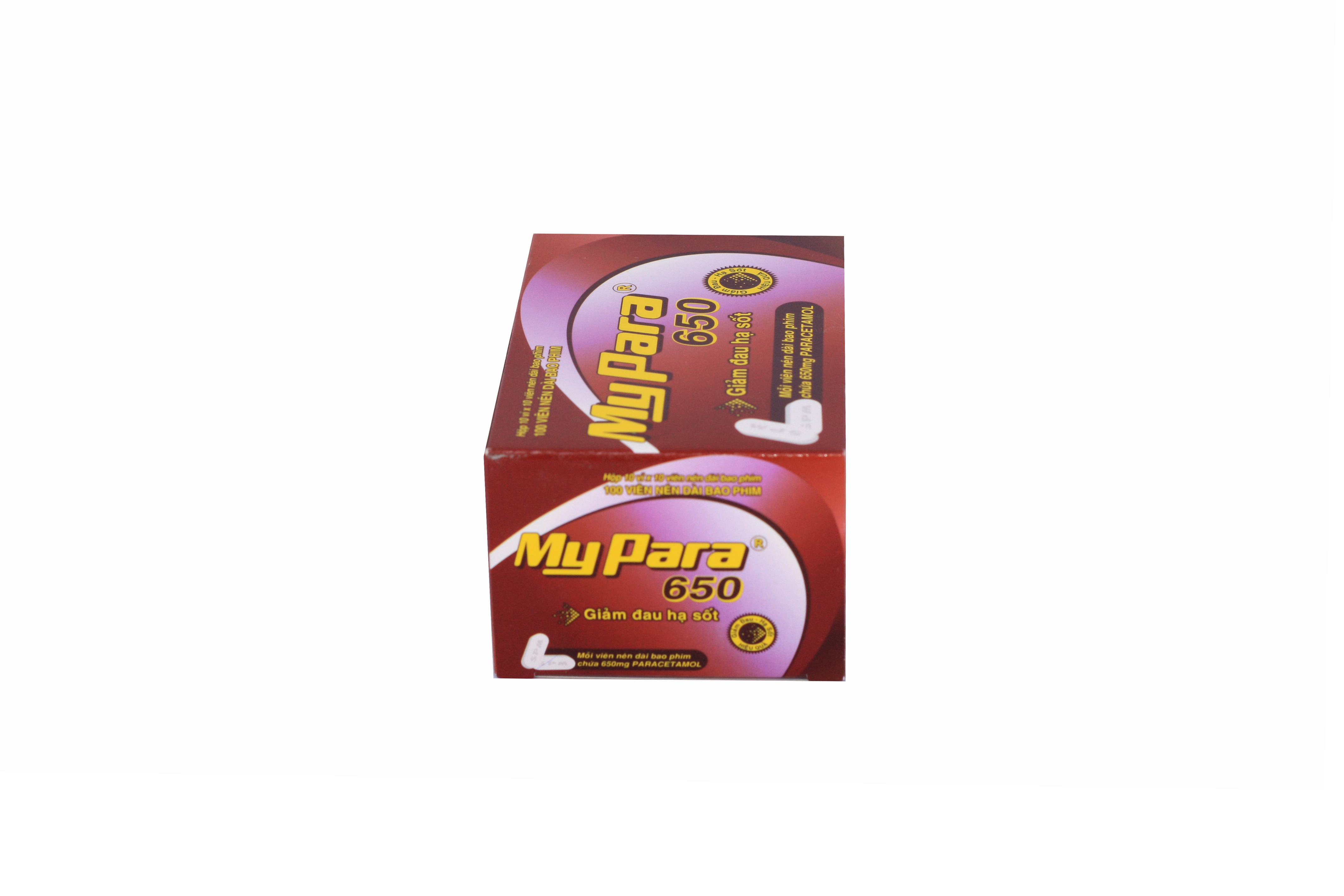 MyPara 650 (Paracetamol) SPM (H/100v)