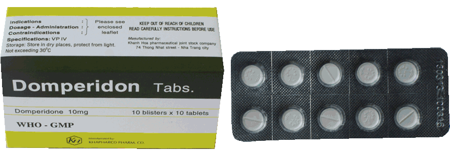 Domperidon 10mg Khapharco (H/100v)