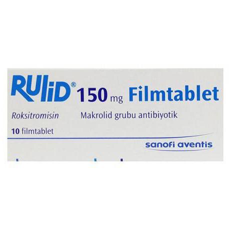 Rulid (Roxithromycin) 150mg Sanofi Aventis (H/10v)