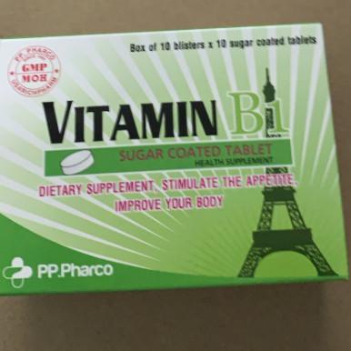 Vitamin B1 PP Pharco (Lốc/5h/100v)