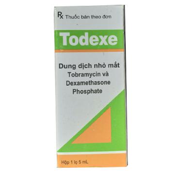 Nhỏ Mắt Todexe (Tobramycin, Dexamethason) Bharat (Lốc/10c/5ml)