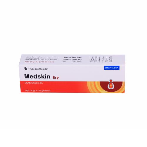 Medskin (Erythromycin) 4% DHG Pharma (Tuýp/10gr)