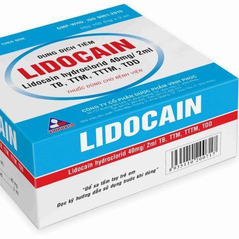 Lidocain 40mg/2ml Vinphaco (H/100 Ống /2ml)