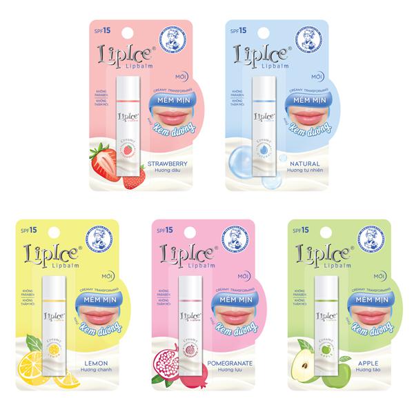 Lipice Dưỡng Môi Không Màu (Thỏi/4,3g) (Hương Ngẫu Nhiên)