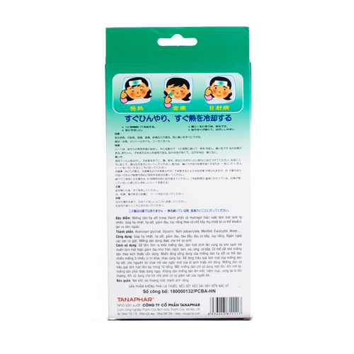 Dán Hạ Sốt Cooling Sheet Apple Tanaphar (H/6m)