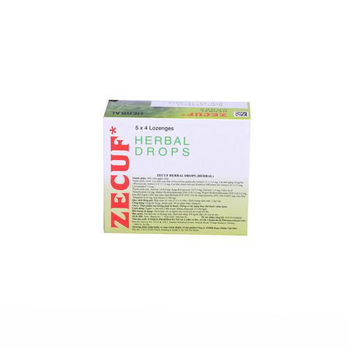 Viên Ngậm Zecuf Xanh Unique (Hộp/20v)