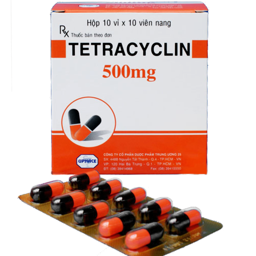 Tetracyclin 500mg Uphace (H/100v)