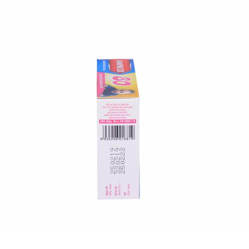 Hapacol 80mg (Paracetamol) DHG Pharma (H/24g)