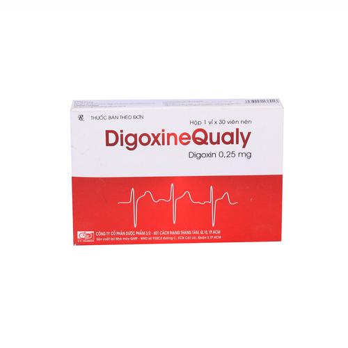 Digoxine Qualy 0.25mg (Digoxin) DP 3/2 (H/30v)