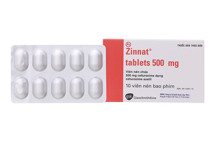 Zinnat 500mg (Cefuroxim) GSK (H/10v)