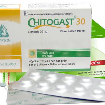 Chitogast 30 (Etoricoxib) Boston (H/30v)