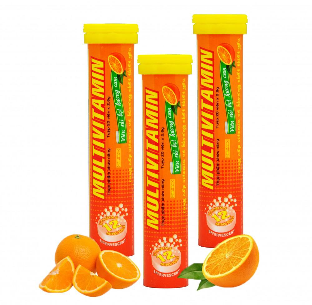 Multivitamin OPC (Tuýp/20v) (Sủi)_Lốc 10 Tuýp