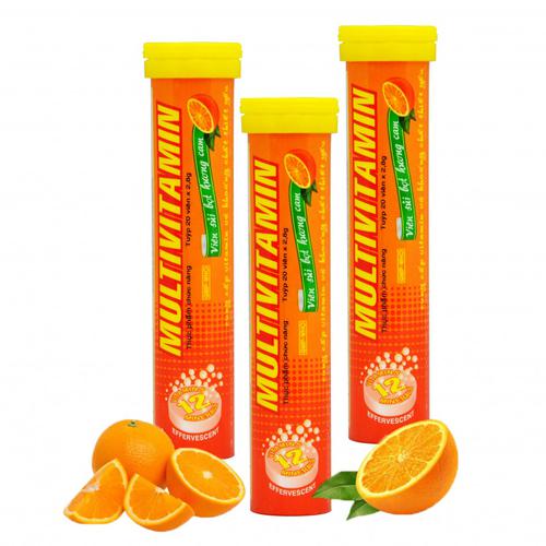 Multivitamin OPC (Tuýp/20v) (Sủi)_Lốc 10 Tuýp