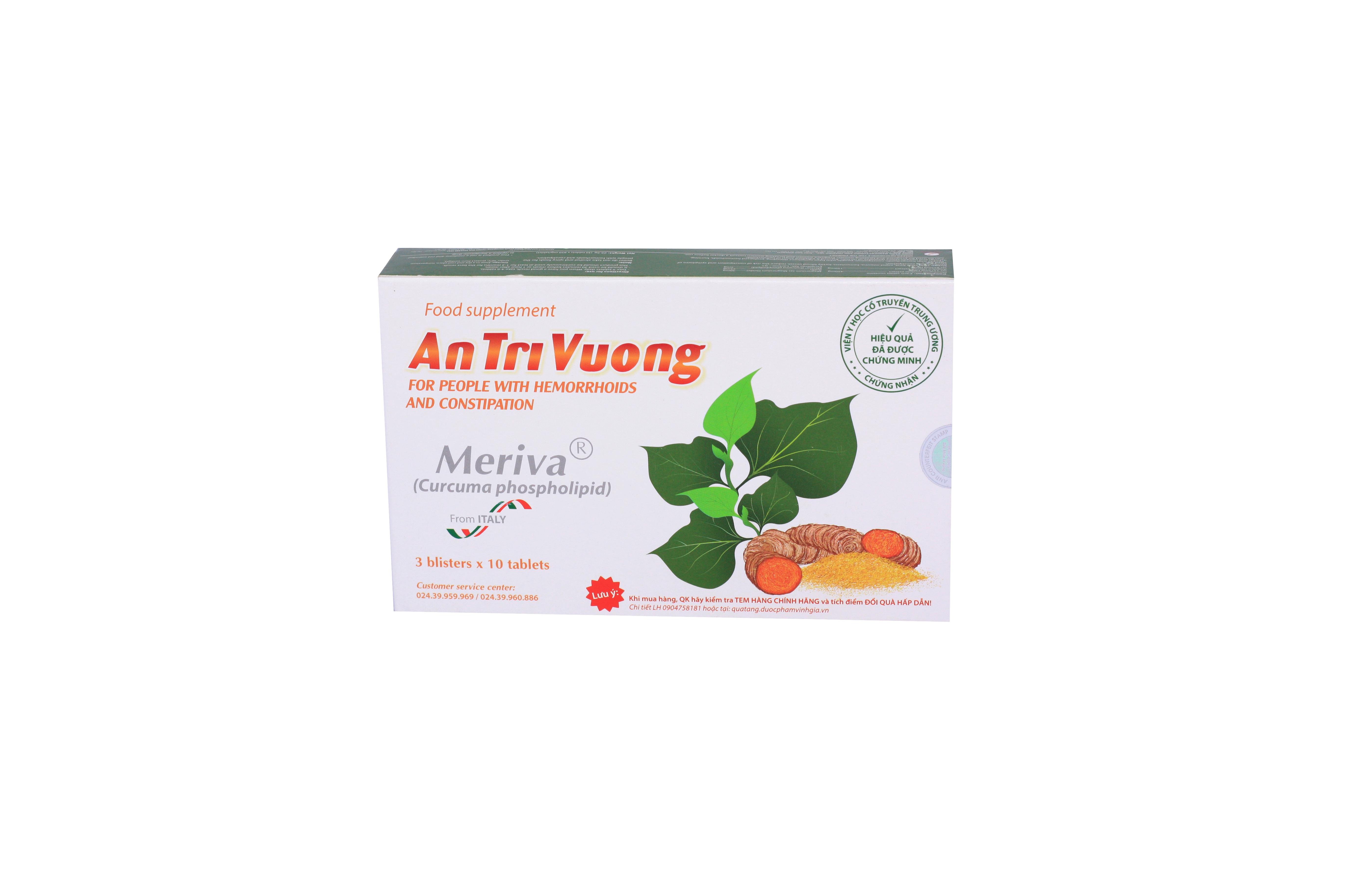 An Trĩ Vương Meriva Vinh Gia (H/30v)