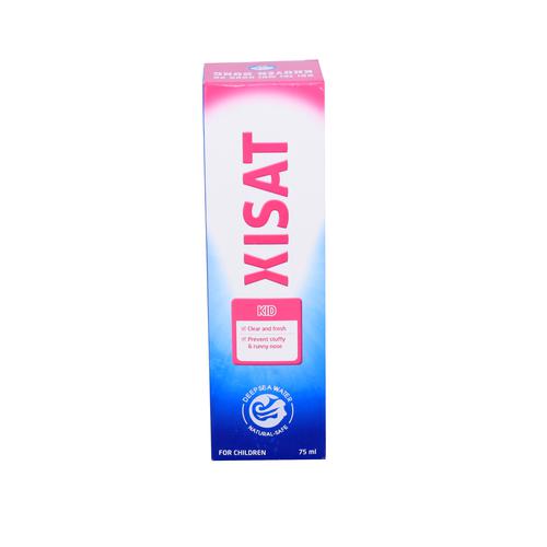 Xịt Mũi Xisat Hồng Trẻ Em Merap (Lốc/5 Chai/75ml)