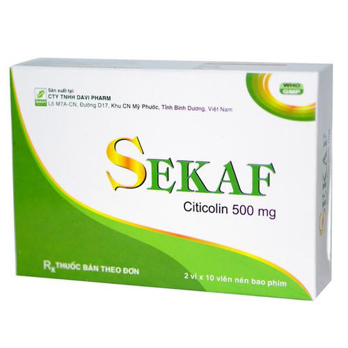 Sekaf (Citicolin) 500mg Davipharm (H/20v)