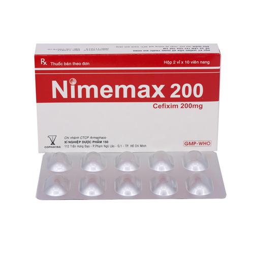 Nimemax 200 (Cefixim) Armephaco (H/20v)