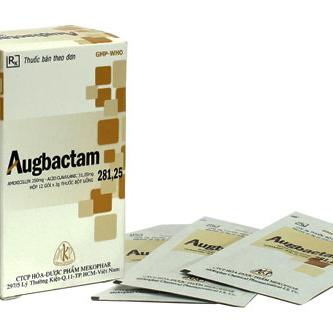 Augbactam 281,25 (Amoxicillin, Acid Clavulanic) Mekophar (H/12g)