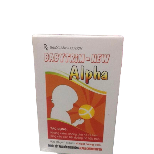 Babytrim-New Alpha (Alphachymotrypsin) 4.2mg Pharbaco (H/10g/1.5g)