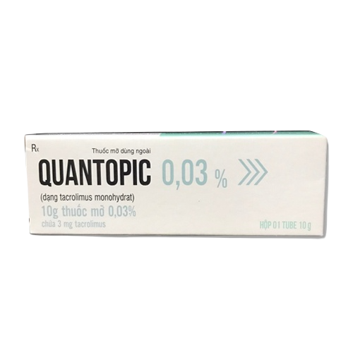 Quantopic 0.03% (Tacrolimus) Quảng Bình (Tuýp/10gr)