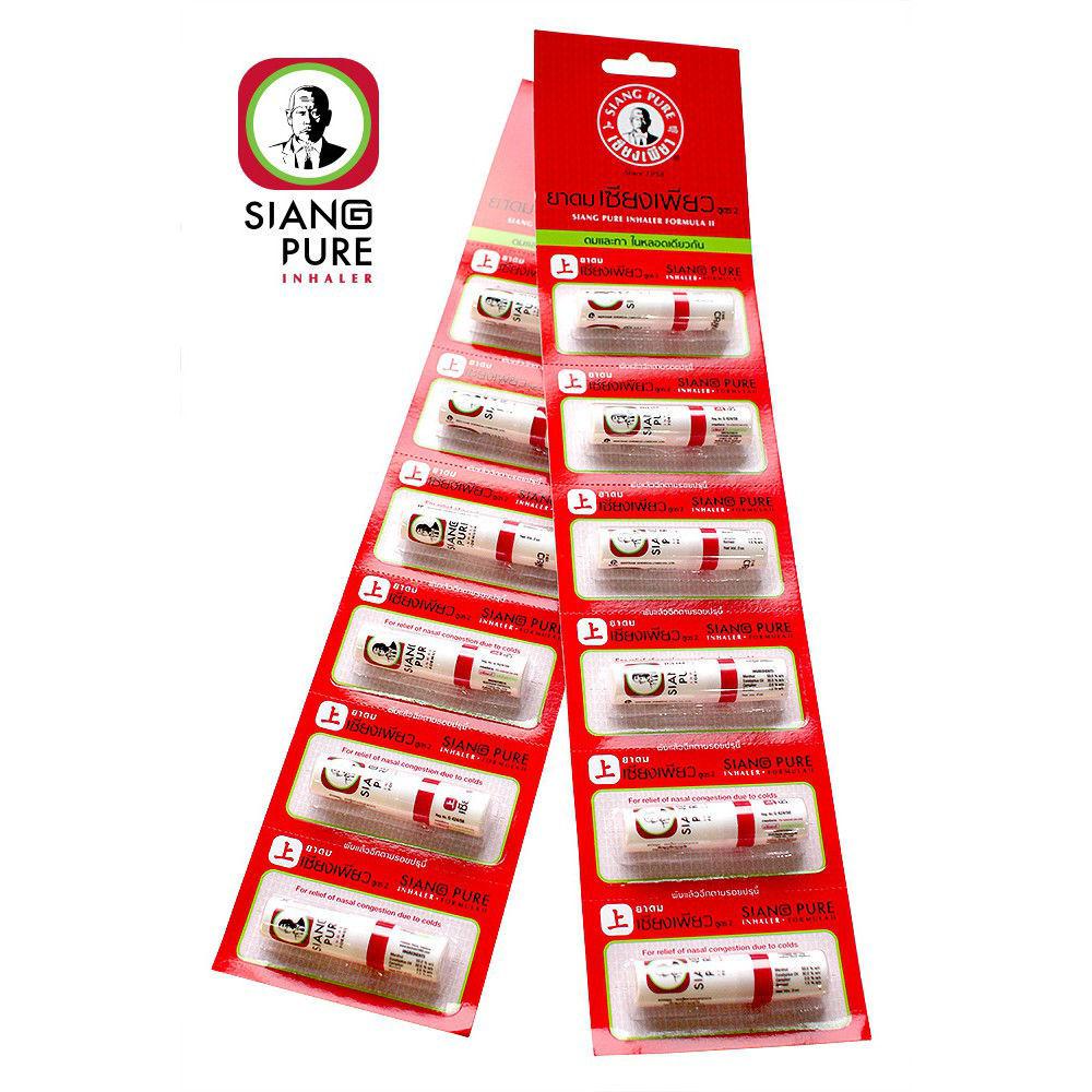 Ống Hít Siang Pure Inhaler Thái Lan Bertram (Vỉ/6o)
