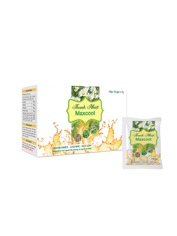 Thanh Nhiệt Maxcool (Mã đề, Râu ngô, Rễ cỏ tranh) Mediphar (H/10g/7gr)