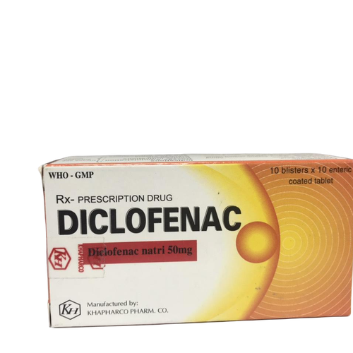 Diclofenac 50mg Khapharco (H/100v)