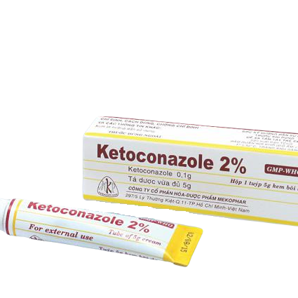 Ketoconazole 2% Mekophar (Lốc/10t/5gr)