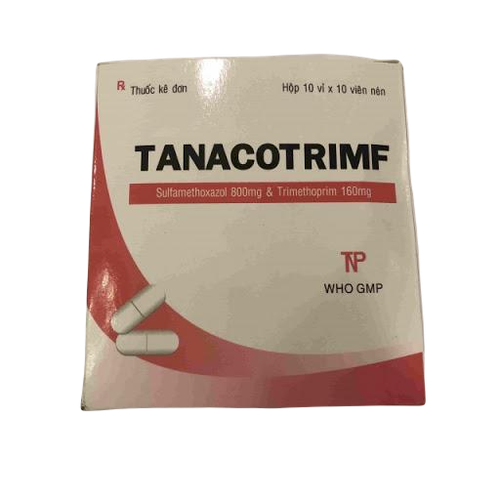 Tanacotrimf (Sulfamethoxazol, Trimethoprim) Thành Nam (H/100v)