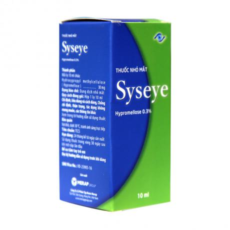 Nhỏ Mắt Syseye (Hydroxypropyl Methylcellulose) 0.3% Merap (H/Chai/10ml)