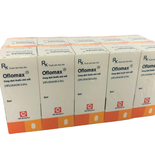 Oflomax (Ofloxacin) 0.3% Mediphar (Lốc/10c/5ml)