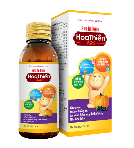 Siro Ăn Ngon Hoa Thiên Kids (C/120ml)