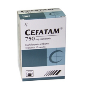 Cefatam (Cephalexin) 750mg Pymepharco (H/100v)