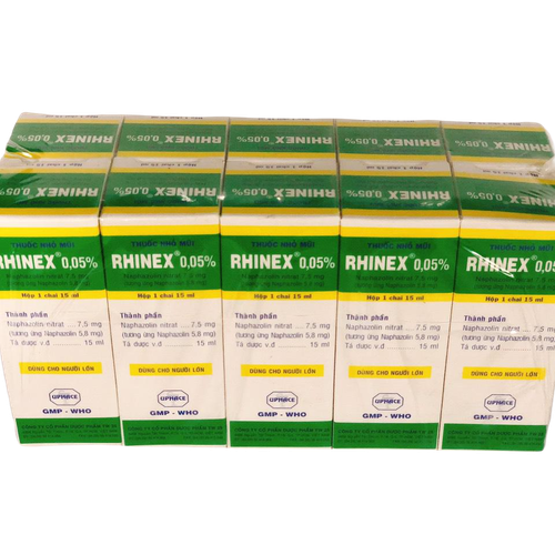 Rhinex 0.05% (Naphazolin) Uphace (Lốc/10c/15ml)