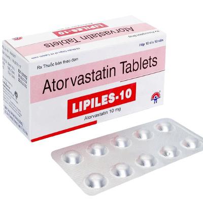 Atorvastatin tablet Lipiles 10mg_Indchemie  (h/100v)