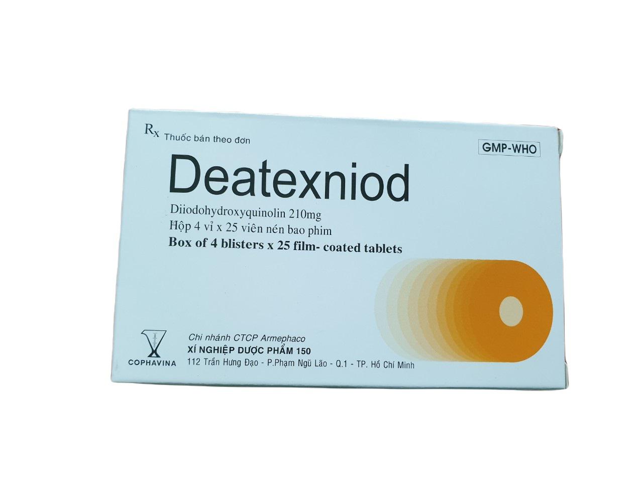 Deatexniod 210mg (Diiodohydroxyquinolin) Cophavina (H/100v)