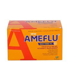 New Ameflu Ban Ngày +C (Paracetamol, Clorpheniramin, Dextromethorphan) OPV (H/100v)