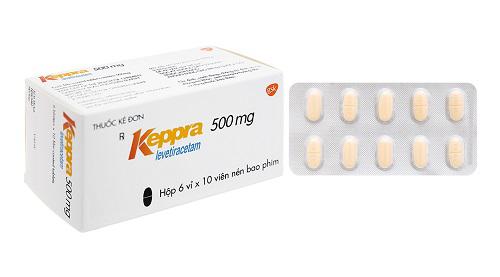 Keppra 500mg( Levetiracetam) UCB England (H/60v)