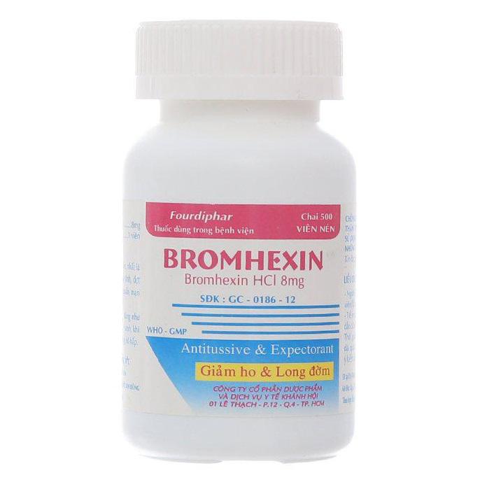 Bromhexin 8mg Thành Nam (C/500v)