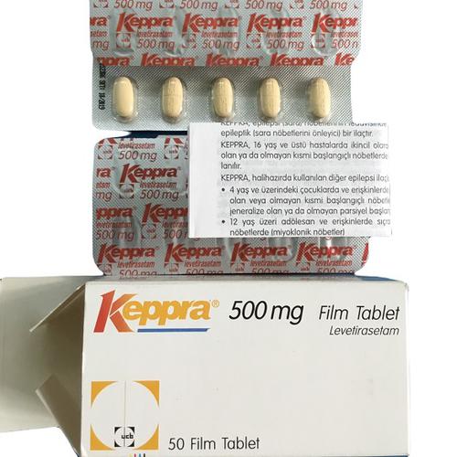 Keppra 500mg (Levetiracetam) UCB Turkey (H/50v)
